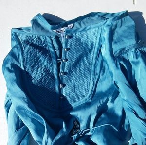 Silk Blue Arabian Nights Dress!